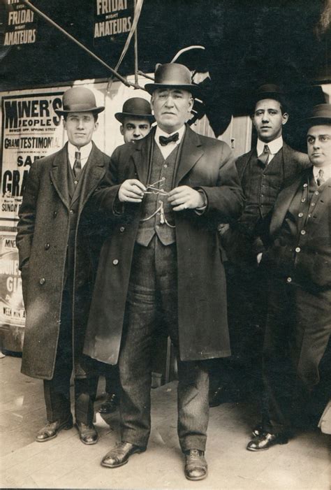 My great grandfather Bowery Ike about 120 years ago. He was a pawn shop owner who told Steve ... - when was built brooklyn bridge