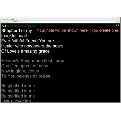 How to Use OpenLP 的图像结果