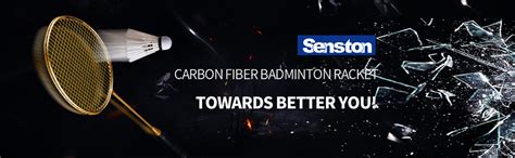 Buy Senston N80 Single Badminton Racquet Carbon-Fiber Badminton Racket ...
