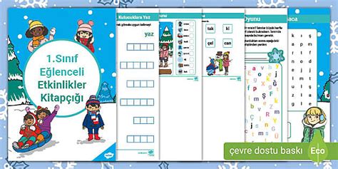1. Sınıf Eğlenceli Etkinlikler Kitapçığı - Twinkl