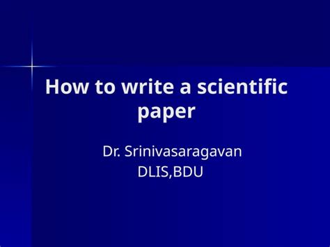 Image result for How to Write a Natural Science Research Paper