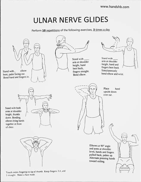 Upper Extremity Nerve Glides Effective Median Nerve Glide Exercises