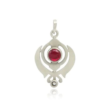 Men's 92.5 Silver Khanda pendant – Unniyarcha