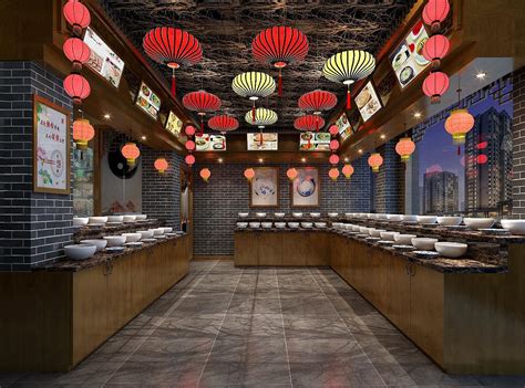 80小户型餐厅中式设计装修效果图 – 设计本装修效果图