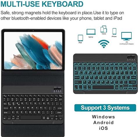 Proelite Redmi Pad Pro 12.1 inch, Magnetic Detachable keyboard with 7 ...