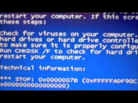 Windows XP Installation Error Blue Screen 的图像结果