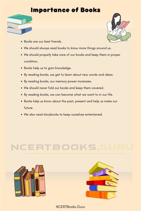 10 Lines on Importance of Books for Students and Children in English ...