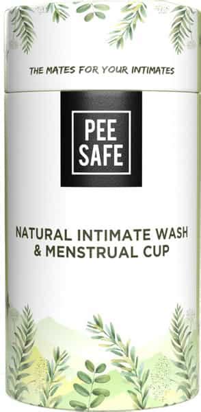 Buy PEE SAFE PERIOD CARE COMBO- MENSTRUAL CUP (LARGE) & INTIMATE WASH ...
