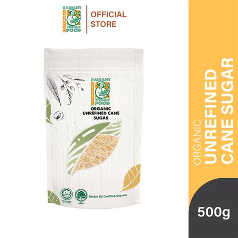 Radiant Organic Unrefined Cane Sugar (500g) | Shopee Malaysia