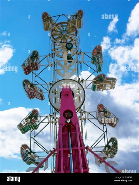 Zipper carnival ride Stock Photo - Alamy