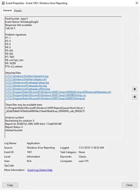 Windows Error Reporting 的图像结果