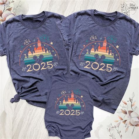 Custom Disney Family Trip 2025 Shirts, Disney Family Vacation 2025 ...