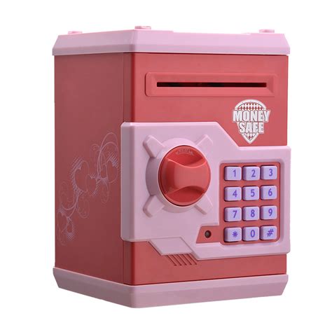儿童电子储钱箱 密码保险箱 智能语音儿童玩具用品储钱柜玩具钱箱-阿里巴巴