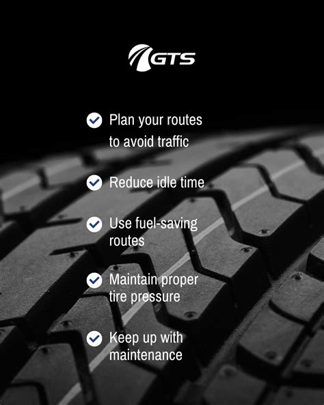 GTS Transportation Corp. | A few reminders to cut fuel costs | Instagram