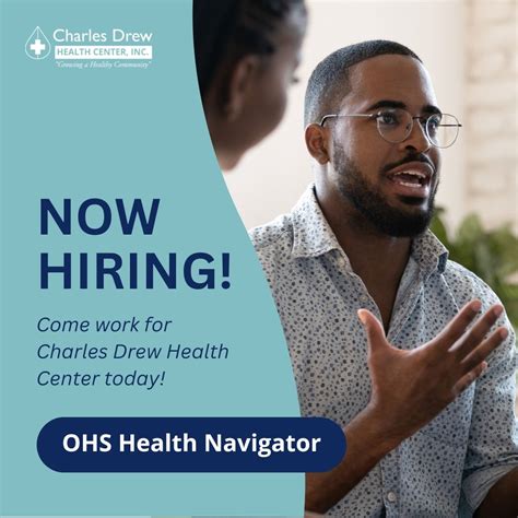 Charles Drew Health Center, Inc. on LinkedIn: Now hiring! Charles Drew ...