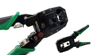 SZONE® 3 in 1 Modular Crimping Tool, RJ45, RJ11 Cat5E/Cat6 LAN Cutter ...