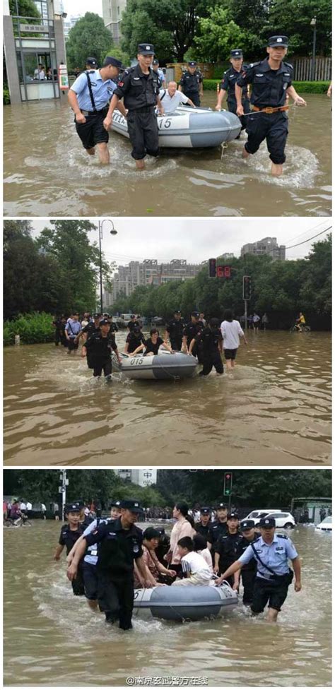 南京回应副区长“摆拍”：与事实不符 同行者在拍水情-大河新闻