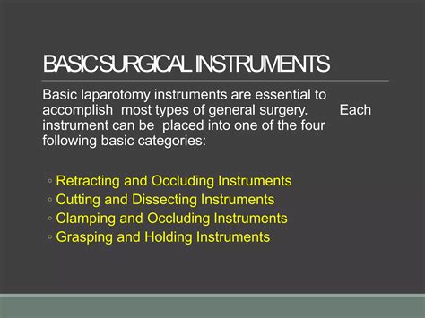 Image result for Surgical Instruments Tutorial