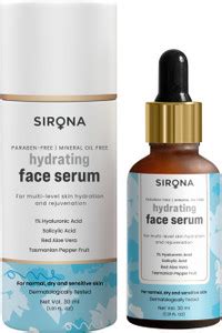 SIRONA 1% Hyaluronic Acid Hydrating Serum for Daily Hydration ...