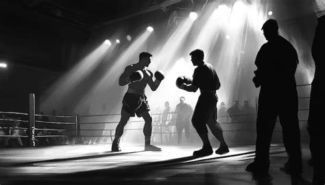 Boxing Match Back View Shot 的图像结果