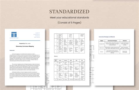 Image result for Curriculum Framework Template