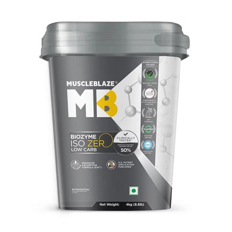 MuscleBlaze Biozyme Iso-Zero Protein | Fitfuel Nutrition