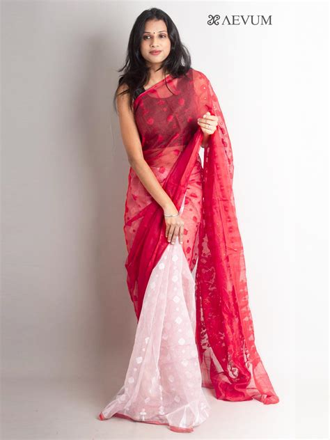 Phagun Bou Jamdani Saree without Blouse Piece - 1491 – AEVUM