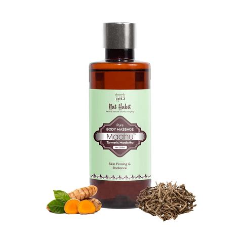 Buy Nat Habit Pure Turmeric Manjistha Maahu For Skin Firming & Radiance ...
