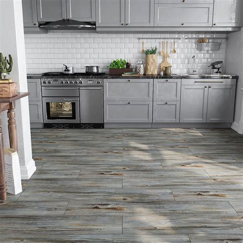 VEELIKE Reclaimed Blue Wood Vinyl Plank Flooring 6''x36'' – Veelike