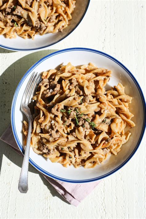 One Pot Hamburger Helper Beef Stroganoff Recipe
