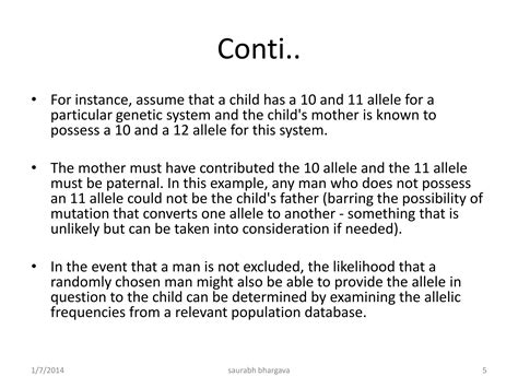 Paternity Index