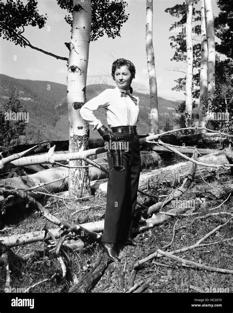 THE MAVERICK QUEEN, Barbara Stanwyck, 1956 Stock Photo - Alamy