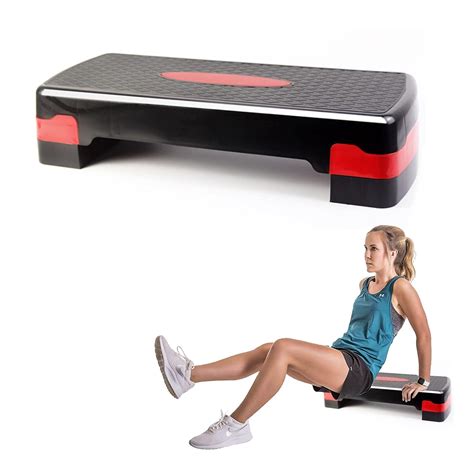 Buy DAYONG Aerobic Exercise Workout Step Platform,27"L x 11"W Aerobic ...