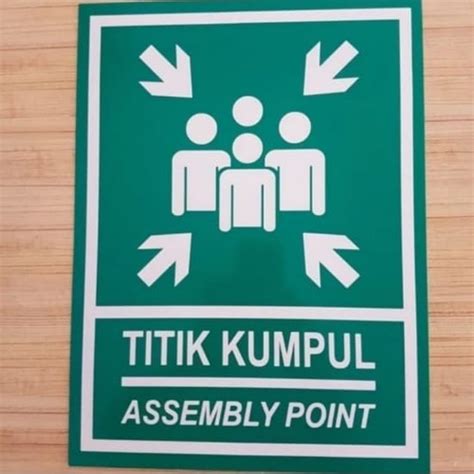 Jual STIKER VINYL TITIK KUMPUL 23X30CM SIGN RAMBU K3 - Jakarta Utara ...