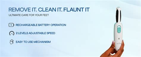 WINSTON Rechargeable Callus Remover for Feet with 2 Heads - 1 Year ...