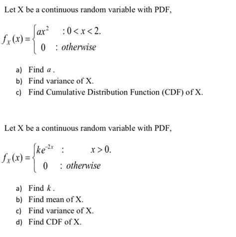 Image result for PDF of Function of a Continuous Random Variable