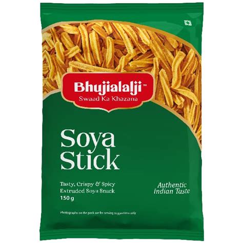 Bhujialalji Soya Sticks (pack of 1) 150g | snacks | Namkeen savoury ...