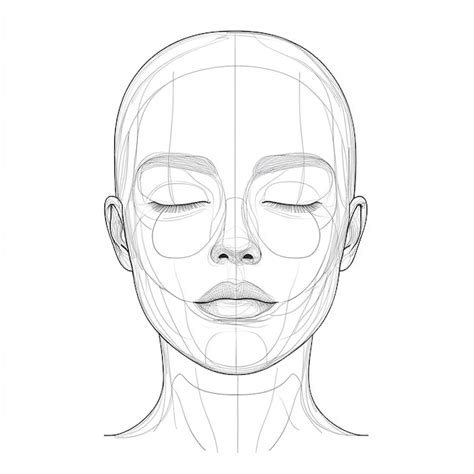 Image result for Face Structure Drawing