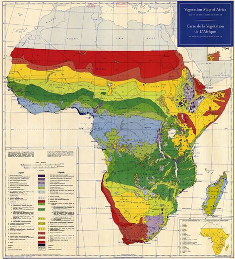 Vegetation Map Of Africa A Geographical Analysis Of Sub Saharan Africa