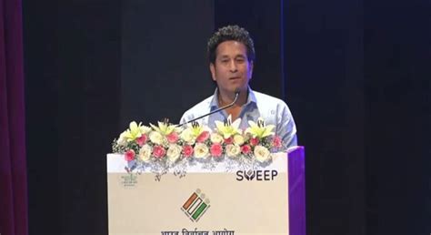 Sachin Tendulkar recognized as national icon by Election Commission of ...