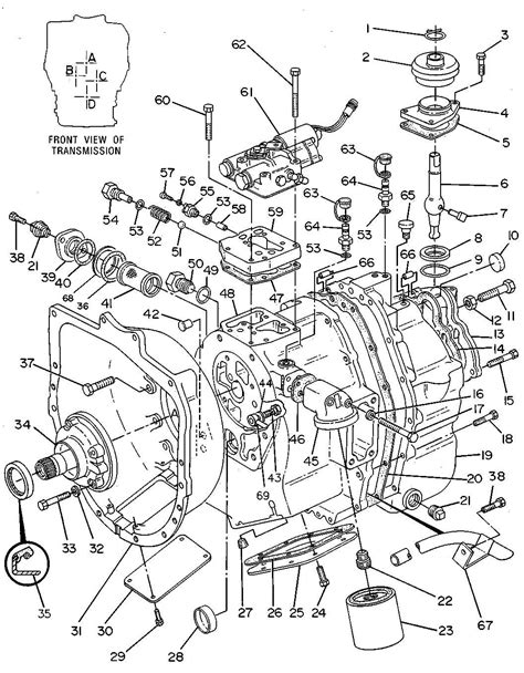 Guide to Ford 555 Backhoe Transmission Parts Diagram