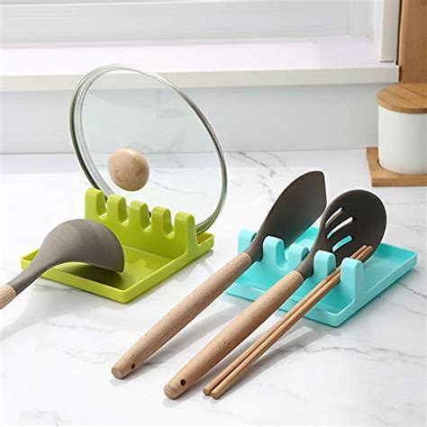 Buy Fayby 4 Slots Cooking Utensil Storage Rack | Plastic Spatula Spoon ...