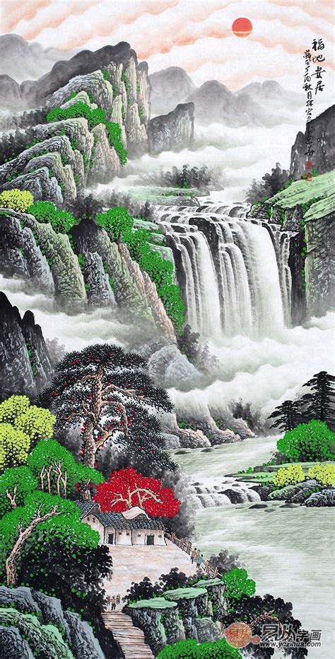 中国国画百年之山水画集_传世绘画_书画资料 - 第17页 _无为斋