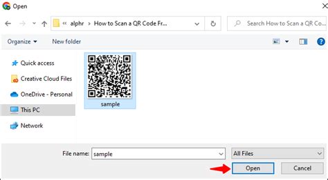 Scan QR Code PC 的图像结果