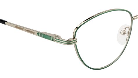 Metal Eyewear Frame In Cat Eye Shape| Women | Silver & Green – SIA ...