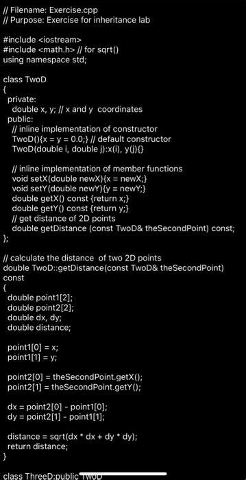 Image result for Inheritance Exercise C
