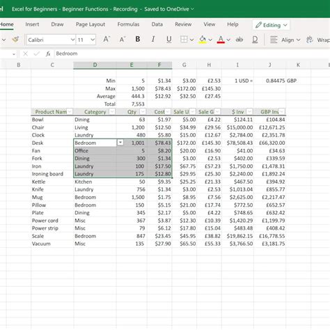 Beginner Excel Course 的图像结果