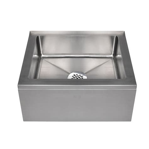 19" X 22" X 12" Stainless Steel Floor Mop Sink