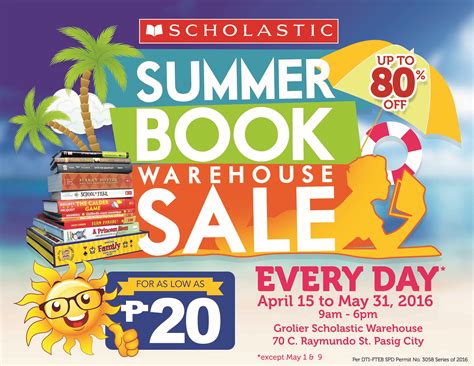 Scholastic Summer Book Warehouse Sale 2016 & Summer Reading Fun