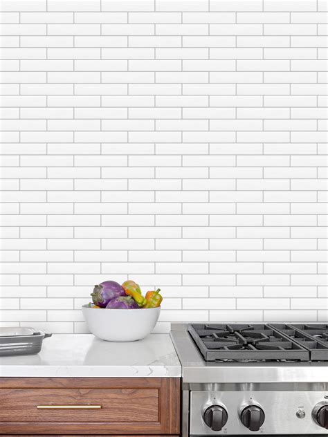 Mini Subway Tile Kitchen Backsplash Planning To Add A Subway Tile